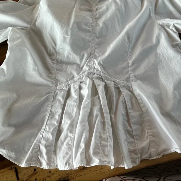 Vtg Tommy Hilfiger Women’s Stitch Detail Silhouette Shirt 18 Preppy Normcore - Picture 3 of 16